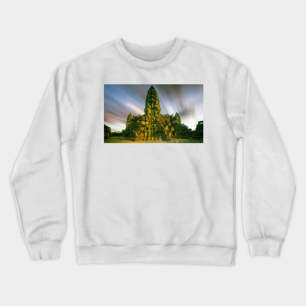 Angkor Wat long exposure Crewneck Sweatshirt by dags